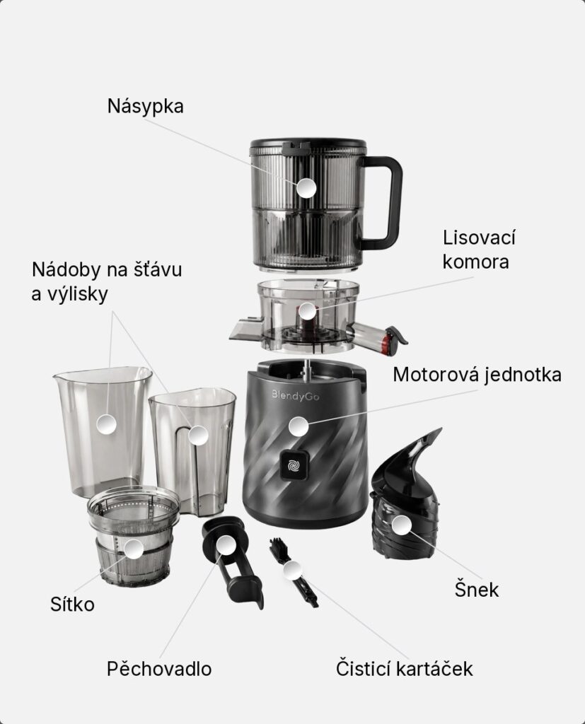 Součásti balení BlendyGo Juice